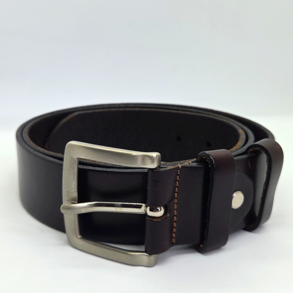 Maximilian Men's Brown Leather Belt 100/115 Size 38.